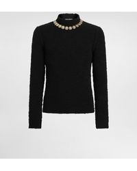 Dolce & Gabbana - High-Neck Wool Pullover - Lyst