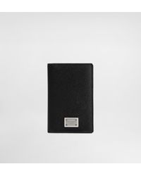 Dolce & Gabbana - Dauphine-Print Calfskin Bifold Card Holder - Lyst