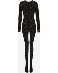 Dolce & Gabbana - Lace Jumpsuit - Lyst