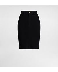 Dolce & Gabbana - Denim Midi Skirt - Lyst