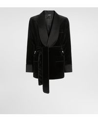Dolce & Gabbana - Velvet Sicilia Light Jacket - Lyst