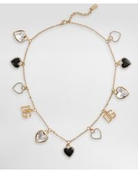 Dolce & Gabbana - Italian Tailoring Hearts Necklace - Lyst
