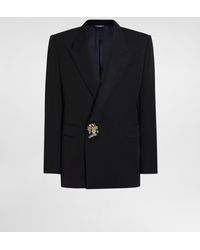 Dolce & Gabbana - Double-Breasted Jacket Inwool Gabardine - Lyst