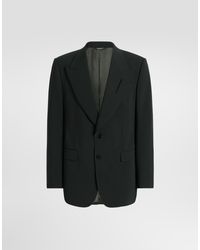 Dolce & Gabbana - Single-Breasted Micro-Rib Jacket - Lyst