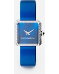 Dolce & Gabbana - Sofia Steel Watch With Colorless Diamonds - Lyst
