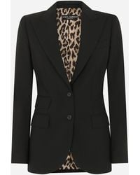 Dolce & Gabbana - ドルチェ&ガッバーナ ピークドラペル シングルジャケット - Lyst