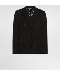 Dolce & Gabbana - Zweireihige Jacke Sicilia Aus Kordelspitze - Lyst