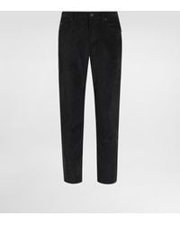 Dolce & Gabbana - Cotton And Cashmere Regular Trousers - Lyst