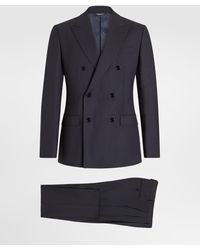 Dolce & Gabbana - Double-Breasted Martini Light Wool Gabardine Suit - Lyst