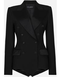 Dolce & Gabbana - Giacca Tuxedo Doppiopetto A Body - Lyst