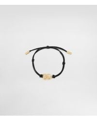 Dolce & Gabbana - Cord Bracelet With Dg Logo - Lyst