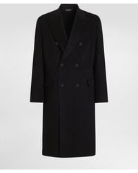 Dolce & Gabbana - Zweireihiger Mantel Aus Kaschmir - Lyst