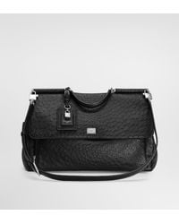 Dolce & Gabbana - My Sicily Ostrich Leather Handbag - Lyst
