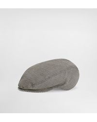 Dolce & Gabbana - Virgin Wool Glen Plaid Flat Cap - Lyst