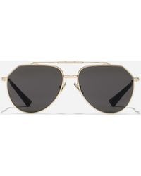 Dolce & Gabbana - Stefano Pilot-Frame Sunglasses - Lyst