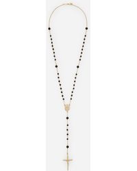 Dolce & Gabbana - Collana Rosario Con Pietre Naturali - Lyst