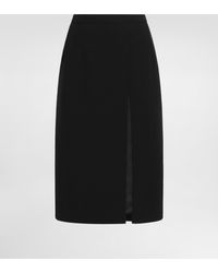 Dolce & Gabbana - Double Wool Skirt - Lyst