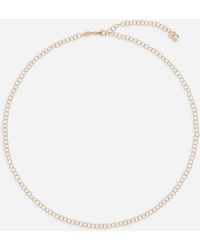 Dolce & Gabbana - Lettering Chain Necklacetwisted Wire - Lyst