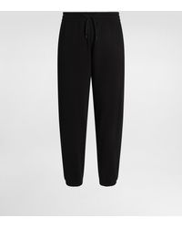 Dolce & Gabbana - Jogginghose Aus Stretchjersey Mit Stickerei - Lyst