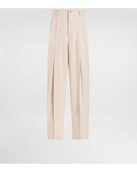 Dolce & Gabbana - Pinstriped Trousers - Lyst