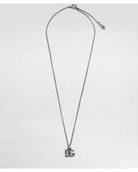 Dolce & Gabbana - Dg Logo Necklace - Lyst