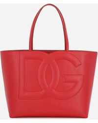 Dolce & Gabbana - Medium Dg Logo Shopper - Lyst