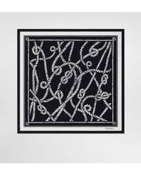 Dolce & Gabbana - 70X70 Marina-Print Silk Twill Scarf - Lyst