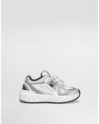 Dolce & Gabbana - Nylon And Mesh Sneakers - Lyst