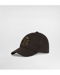 Dolce & Gabbana - Cotton Gabardine Baseball Cap - Lyst