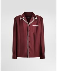 Dolce & Gabbana - Vanity Silk Twill Shirt - Lyst