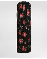 Dolce & Gabbana - Rose Bouquet-Print Tunic Dress - Lyst