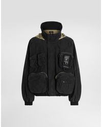 Dolce & Gabbana - Waxed Natté Bomber Jacket - Lyst
