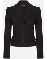 Dolce & Gabbana - Short Single-Breasted Dolce Jacket - Lyst