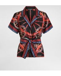 Dolce & Gabbana - Chemise Vanity En Twill De Soie À Imprimé Carretto - Lyst