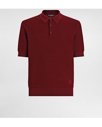 Dolce & Gabbana - Cotton Polo-Shirt With Embroidered Logo - Lyst