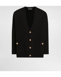 Dolce & Gabbana - Wool Blend Cardigan - Lyst