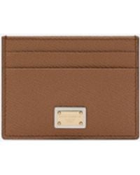 Dolce & Gabbana - Card Holder With Tag - Lyst