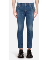 dunkelgrau Damen Skinny Jeans Hose mit verdeckten Rissen