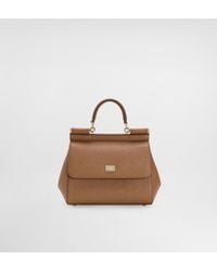Dolce & Gabbana - Small Dauphine Leather Sicily Bag - Lyst