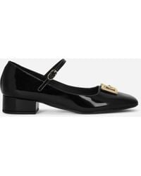 Dolce & Gabbana - メリージェーン シャイニーカーフスキン - Lyst