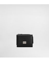 Dolce & Gabbana - Calfskin French-Flap Wallet With Logo Tag - Lyst