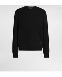 Dolce & Gabbana - Crew Neck Wool Pullover - Lyst