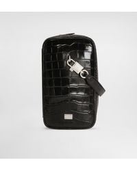 Dolce & Gabbana - Lock Polished Alligator Handbag - Lyst
