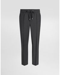 Dolce & Gabbana - Wool Jogging Pants - Lyst