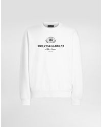 Dolce & Gabbana - Sweatshirt With Print And Embroidery - Lyst