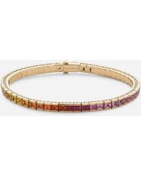 Dolce & Gabbana - Bracelet 18 Carat And Multicolored Sapphires - Lyst