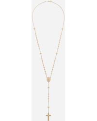 Dolce & Gabbana - Sicily Rosary Necklace 18 Carat - Lyst