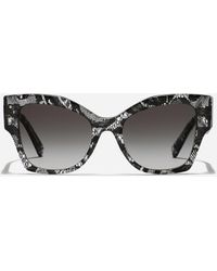 Dolce & Gabbana - Dg Logo Plaque サングラス - Lyst