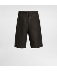 Dolce & Gabbana - Linen Fabric Shorts - Lyst