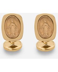 Dolce & Gabbana - Sicily Cufflinks 18-Carat And, Rhodolites And Rubies - Lyst